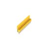 Puente conector transversal para clema WQV 10/10, 10 Polos, WEIDMÜLLER, 1052460000