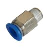 AC-PPC10N4B-A Conector Recto Macho OD 10mm NPT 1/2"